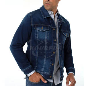 Veste en jean en toile légère et respirante pour hommes, meilleure vente de haute qualité pour la saison d'hiver en vente! - Product Image 5