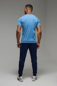 Alta calidad personalizado Delgado activo estiramiento cremallera dobladillo cónico Jogger para hombres ligero secado rápido gimnasio Fitness y Streetwear hombres Jogger - Product Image 2