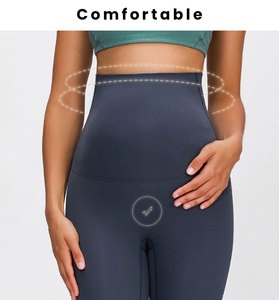 Custom Maternity <b>leggings</b> for women breathable stretch fabric OEM design perfect for activewear gymwear and team branding - Product Image 5