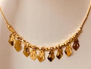 14พันทองที่เต็มไปด้วยหลายชั้นเสน่ห์เชื่อมโยงห่วงโซ่สร้อยข้อมือสร้อยคอเครื่องประดับขายส่งของขวัญสำหรับผู้หญิง - Product Image 6