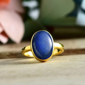 Bague Lapis Lazuli artisanale la plus demandée pour améliorer l'intuition Cadeau d'anniversaire ou d'anniversaire parfait au prix d'exportation - Product Image 3