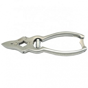Cantilever <b>Nail</b> Cutting Nipper Barrel Spring Concave Angled Sharp Edge <b>Clipper</b> <b>for</b> <b>Thick</b> <b>Nails</b> Stainless Steel Smooth Handle - Product Image 4