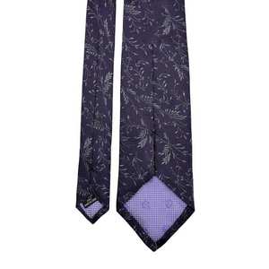 Corbata moderna de lana ajustada Corbata estampada con logotipo de Cachemira suave para hombre - Product Image 4