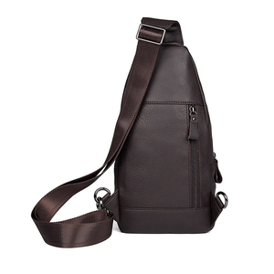 Handmade Genuine Leather Duffel <b>Bag</b> New Design Office Crossbody Travel Case with Luxury Style Polyester Lining - Product Image 5