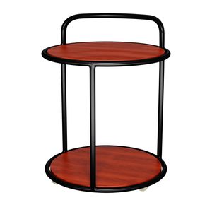 Wooden & metal <b>serving</b> <b>trolley</b> bar cart for home catering hotel restaurant kitchen food <b>serving</b> <b>trolley</b> wine & glasses holders - Product Image 6