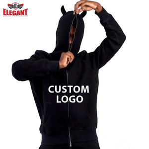 Sudadera con Capucha Completa con Cremallera para Hombre, Color Liso, de Invierno, Calidad Premium, Moderna y Elegante - Product Image 2