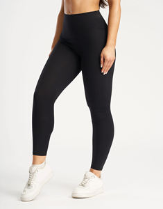 Leggings Deportivos para Mujer, Ajuste Atlético, Color Sólido, Transpirables, Elásticos en Cuatro Direcciones, Secado Rápido, con Bolsillo Seguro - Product Image 2