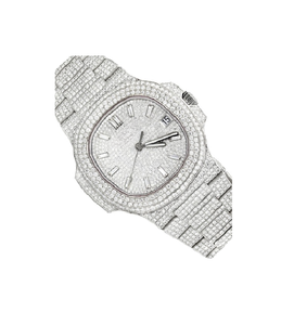 Movimiento mecánico de lujo moderno, banda de cristal de acero inoxidable, reloj de moda antiguo Unisex, sin resistencia al agua - Product Image 6