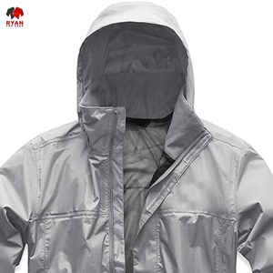 Veste coupe-vent à capuche pour homme, fermeture éclair intégrale, coupe-vent imperméable, respirant, léger, pliable, pour les voyages - Product Image 5