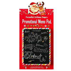 Gadgets de Noël personnalisés, tableau noir de Bremen, bloc-notes promotionnel - Product Image 3
