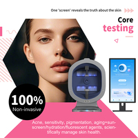 Venta al por mayor 2025 Smart 3D nuevo tipo de prueba facial analizador de piel máquina con Ai portátil médico piel humedad detector para salón