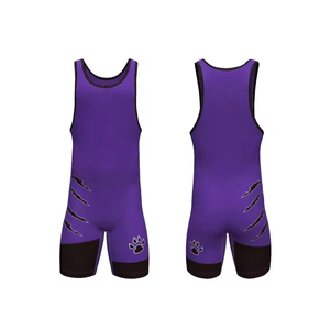 Combinaisons de lutte personnalisées de qualité supérieure, vêtements de sport par sublimation, combinaisons de lutte - Product Image 2