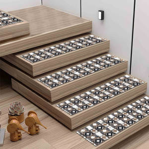 Alfombra Marrón, Alfombra Azul Marino, Alfombra Moderna, Alfombra Colorida - Product Image 5