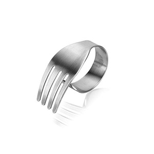 Rond de serviette rond de luxe de qualité supérieure en métal et cristal de taille personnalisée pour les mariages porte-serviettes de table en matériau PC - Product Image 3