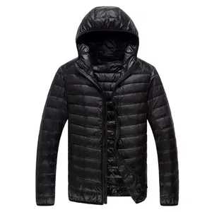 新款设计定制河豚夹克男士冬季风衣轰炸机夹克批发外套服装休闲黑色绗缝夹克