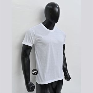 Camisetas de cuello redondo de algodón 100% para hombre de alta calidad, ropa de calle informal sólida de secado rápido transpirable de gran tamaño, ropa de verano Regular - Product Image 5