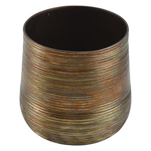 Pot de cire design à la recherche vintage, pot de bougie design en métal massif, idéal pour la vaisselle, support de photophore design - Product Image 1