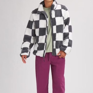 Veste d'hiver surdimensionnée pour homme à col montant en polaire Sharpha, personnalisable OEM, haute qualité, prix fabricant raisonnables - Product Image 2