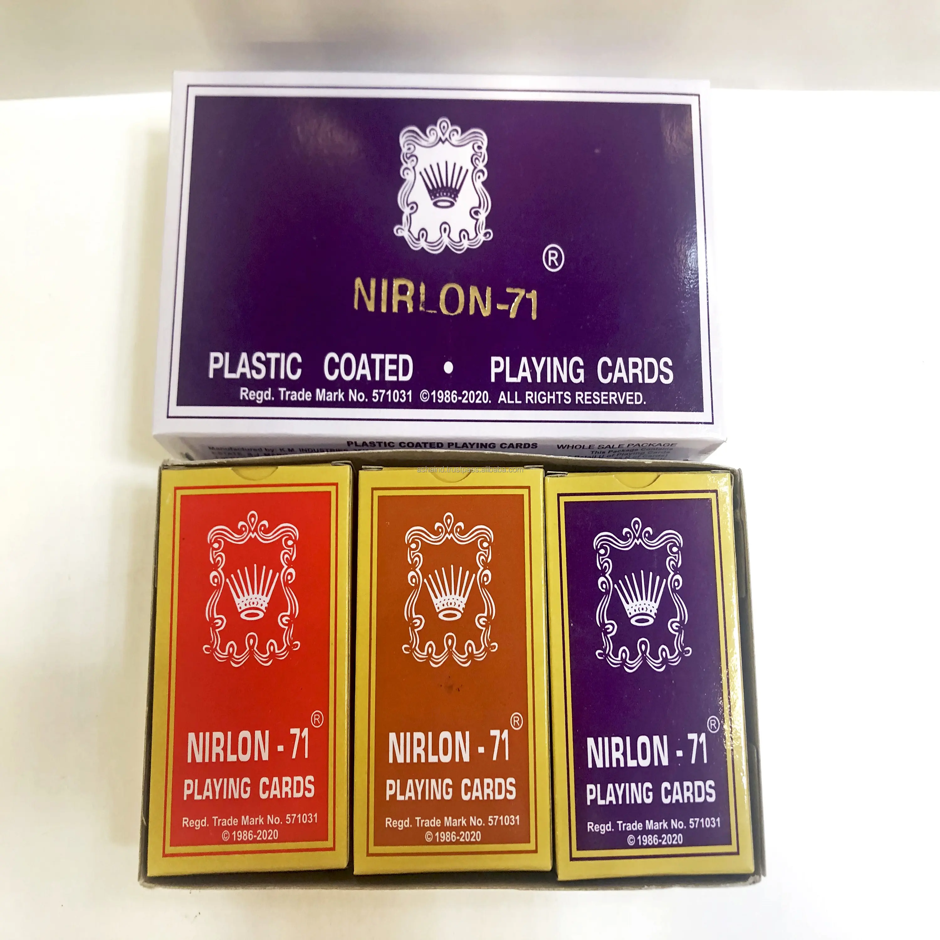 Casino Poker Nirlon71 Fabrik Großhandel hochwertige Papierspielkarten vom indischen Verkäufer und Hersteller