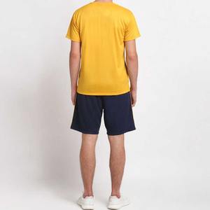 Printemps Eté Sports et Loisirs Ensemble Deux Pièces Spot Vente en Gros Lâche Respirant Vacances Short à Manches Courtes Hommes T-shirt Costume - Product Image 3