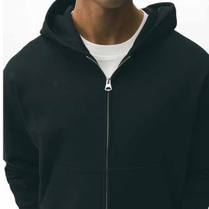 100% Cotton <b>Fleece</b> double layered <b>Hoodie</b> for <b>Men</b> Loose Fit Pullover with Hooded Collar Heavyweight Sweatshirt for Winter for <b>men</b> - Product Image 3