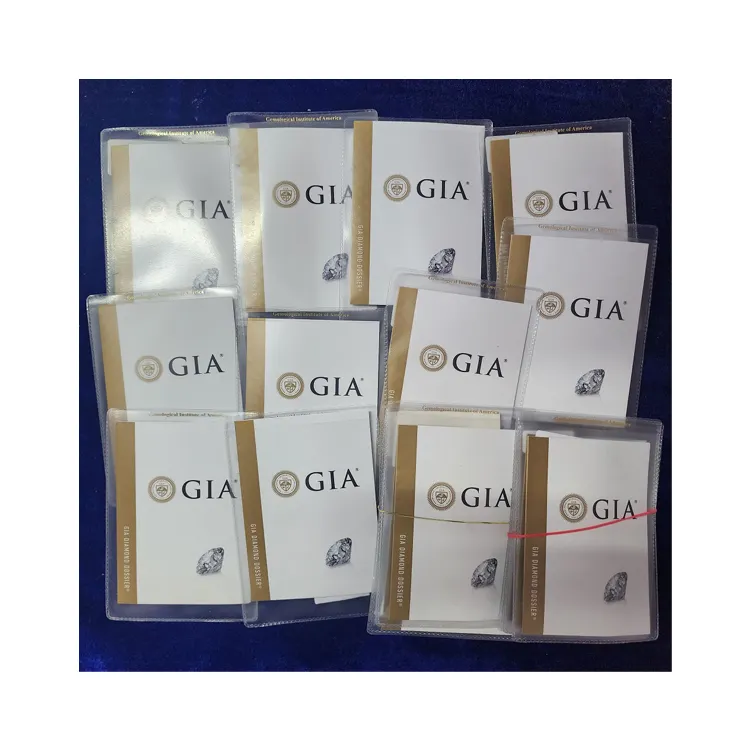 Küresel ihracatçı satış yuvarlak parlak kesim H renk VS1 VS2 netlik GIA sertifikası ile mükemmel kesim beyaz elmas