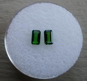 100% cromo natural diópsido piedras preciosas Fabricación de joyas preciosas naturales Fabricación de joyas piedra facetada Esmeralda corte forma a granel OEM - Product Image 2