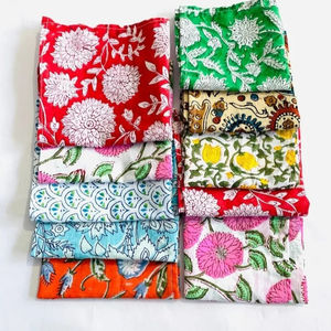 100% coton tissu serviettes de table réutilisable nappe Boho vente en gros lot de serviettes ensemble Eco/Earth Friendly réutilisable - Product Image 1