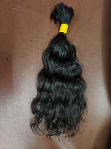 Extensions de cheveux humains naturels droits simples Raw Bulk Bundle pour le tissage de cheveux-Haute qualité Acheter maintenant! - Product Image 2