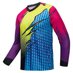 Jersey de Ciclismo de Montaña Sublimado Personalizado, Transpirable, OEM, de Alta Calidad - Product Image 1