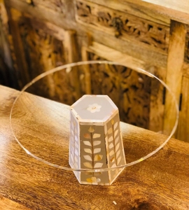 Casa de restaurante de fiesta con soporte para pastel de madre de perla y tamaño y forma redonda más personalizados - Product Image 2