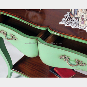 Table à manger modèle 7406, fabriquée en bois d'acajou ancien de qualité, prix abordable - Product Image 4