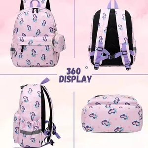 Lightweight Large Capacity Lightweight Luxury Soft Style School <b>Backpack</b> <b>Waterproof</b> Polyester Lining Durable Portable <b>Backpack</b> - Product Image 4