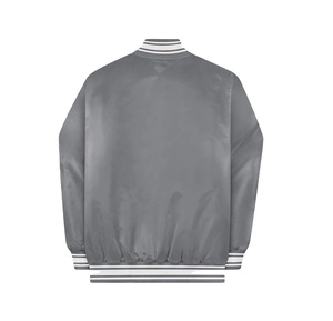 Chaqueta Varsity de Lona de Primera Calidad 2025, Chaqueta de Béisbol Universitaria para Hombre, con Capucha, Transpirable, con Logotipo Personalizado Bordado en la Parte Delantera - Product Image 6