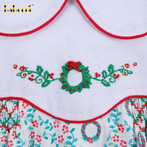 Camiseta de Manga Corta para Bebé Niño, Diseño Navideño, Estampado, 100% Algodón, BB3478, Cierre de Botones a Presión, ODM, OEM, OEKO-TEX - Product Image 3