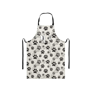 Tablier de chef en lin de coton doux d'approvisionnement en vrac bavoir sans manches réglable pour la cuisine et l'hospitalité - Product Image 6