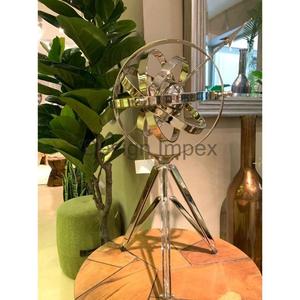 Conception nautique géométrique métal artisanat tendance Accent Globe Structure avec trépied réglable décoration intérieure Vintage - Product Image 6