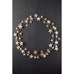 Étoile en métal rustique suspendue Accent décoratif Étoile de Noël Étoiles galvanisées de style vintage pour la maison et le jardin - Product Image 5