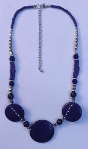 Collar de Resina de Alta Calidad para Mujer, con Colgante y Cuentas, Certificado IGI, Diseño Moderno, para Bodas, Cumpleaños y Fiestas - Product Image 3