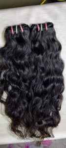 Extensiones de cabello rizado Natural indio Paquetes de cabello humano crudo sin procesar Extensión de cabello bonita de trama de máquina de estilo de onda profunda suelta - Product Image 4