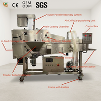 Machine de dépoussiérage continue SUS304 avec système de récupération de poudre entièrement automatique pour ligne de production de frites de viande