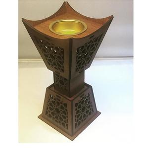 Bois Mubkhar Brûleur d'encens Arabe Bakhoor brûleur pour Ramadan Mubarak Eid Décoration - Product Image 3