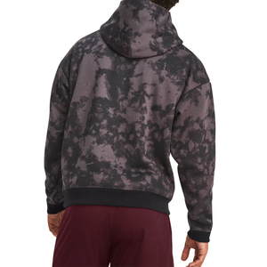 Sweat à capuche vintage Streetwear de haute qualité pour hommes, poids lourd lavé à l'acide, pull sur mesure en coton mélangé d'hiver - Product Image 2