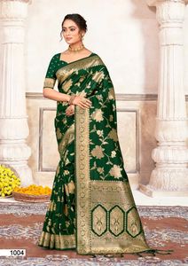 Colección de Sari de seda recién lanzada para adultos Venta en línea para mujeres - Product Image 3