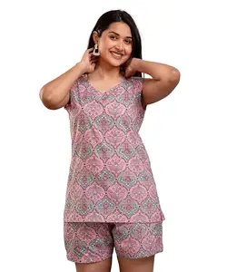 Export Qualität weiche und bequeme Damen-Nachtwäsche Shorts Nachtanzüge für Mädchen verfügbar in kundenspezifischen Diensten aus Indien