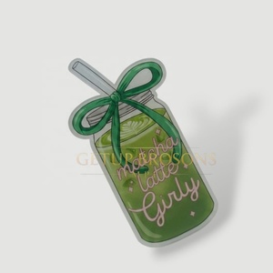 Soporte Magnético Multifuncional Reutilizable y Sostenible de Acrílico Sólido Personalizado para Matcha Latte, Extensiones de Pestañas, Corazón y Mariposa - Product Image 3