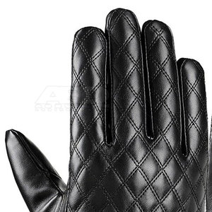 Nouveaux gants d'hiver décontractés en cuir tendance - Haute qualité, sur mesure, écologiques, légers, compatibles écran tactile, longueur opéra - Product Image 3