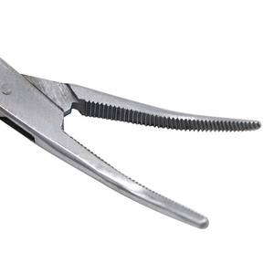 Soporte de Aguja Quirúrgica Dental Médica de Acero Inoxidable, Pinza Hemostática Recta, Herramienta Quirúrgica de Codo, 14/16/18cm - Product Image 5