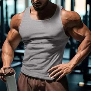 Training Tank Top Sleeveless Workout Shirt <b>Muscle</b> <b>Fit</b> <b>Vest</b> Activewear Fitness Tee Bodybuilding Lightweight Athletic Summer - Product Image 5