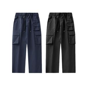 Pantalones informales rectos para exteriores con estilo para hombre, pantalones de talla grande, pantalones de diseñador personalizados multibolsillos funcionales, pantalones Cargo para hombre - Product Image 5